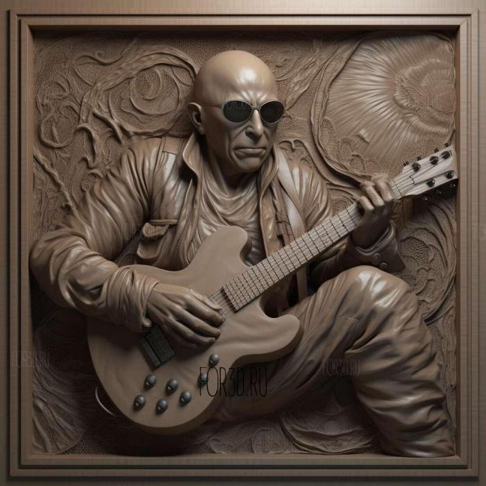 joe satriani 2 stl model for CNC